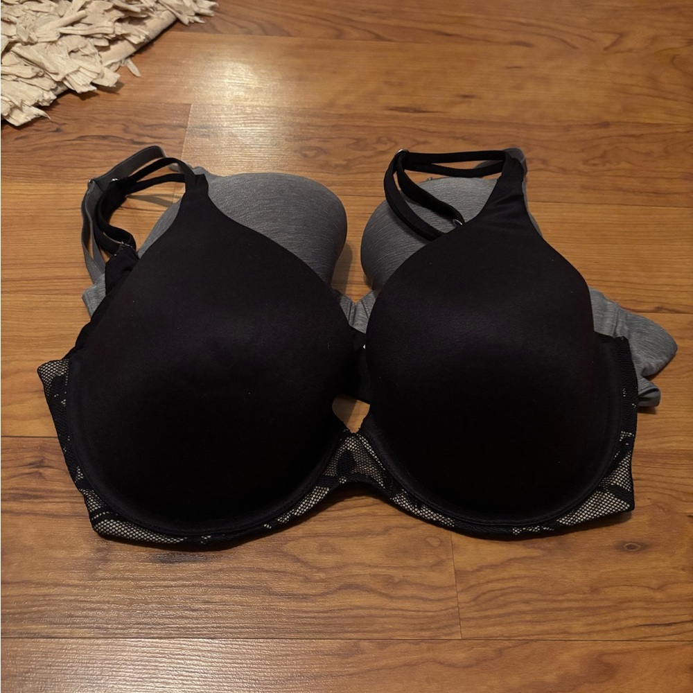 Aerie Black and Gray Women's Bra Bundle